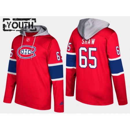 Montreal Canadiens Andrew Shaw 65 N001 Pullover Mikiny Hooded - Dětské 